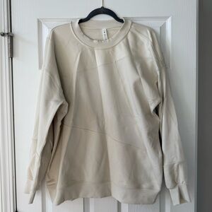 lululemon athletica Cream Sweatshirt